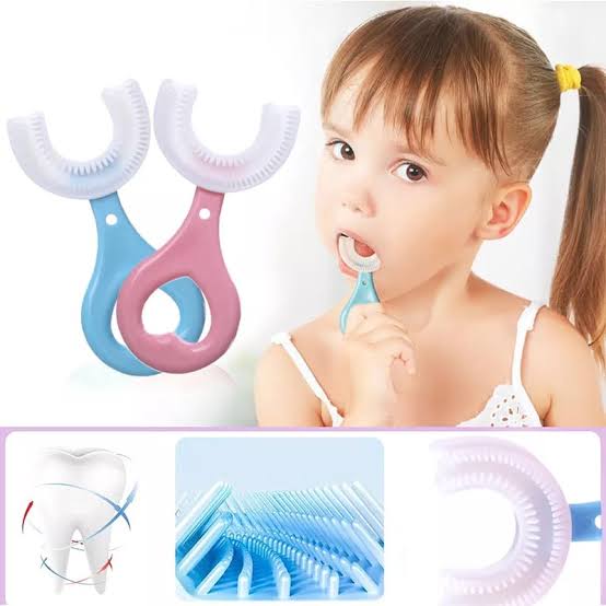 360 Degree U-shaped Baby Toothbrush [pack Of 2]